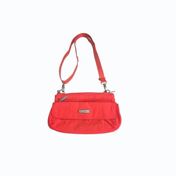 Baggallini Red Crossbody / Wristlet /  Detachable Strap Pockets - Picture 13 of 16